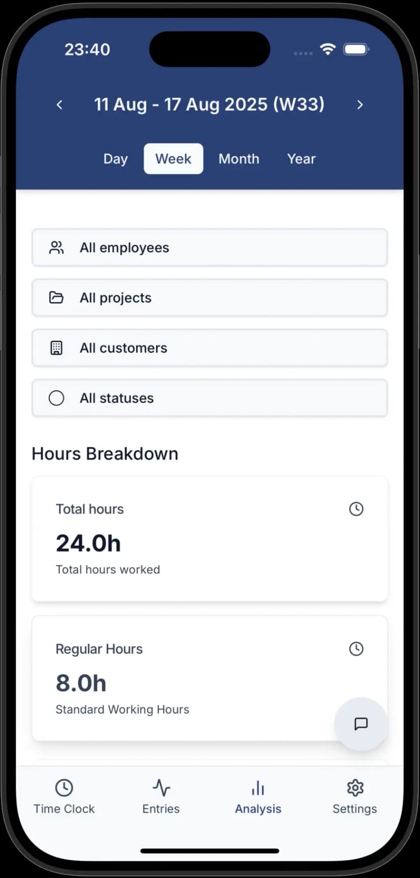 Fáðu fulla yfirsýn yfir vinnutíma